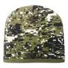 Gorro de Punto Cálido Camuflajeado Gorro de Lana Engrosado Otoño e Invierno Color Digital Moda para Hombres y Mujeres Gorro Pullover Adicional Amazon