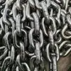 Cadena de Anilla de Elevación de Acero al Manganeso G80 Minería Cadena de Elevación de Acero al Manganeso de Alta Resistencia Resistente a la Corrosión de Acero Inoxidable