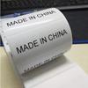 Etiqueta de papel MADE IN CHINA caja exterior etiqueta de logística fba pegatina autoadhesiva MADE IN CHINA