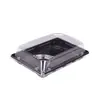Caja de sushi, caja de plástico desechable, caja de embalaje para llevar, caja transparente, caja de ensalada de frutas, bandeja para frutas y verduras, bandeja blíster de fábrica
