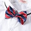 Pajarita Británica Infantil Niños y Niñas Uniformes Escolares Primaria y Secundaria Cuello de Actuación Flor Pajarita Corbata Traje