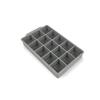 Selección estricta de molde de hielo de silicona de grado alimenticio, fácil desmoldeo, hielera con tapa, molde de hielo anti-sabor cruzado