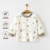 Top para Bebé Categoría A Algodón Otoño e Invierno Sin Huesos Ropa de Otoño para Niños Primavera y Otoño Cálido Sudadera de Una Pieza Top de Algodón