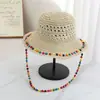 Chapéu de Pescador com Proteção Solar Ins, Chapéu de Palha Dobrável Fresco e Simples de Verão para Mulheres, Design Floral, Adequado para Passeios e Férias, Chapéu de Sol, Estilo Hyuna