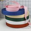 Imitação de nylon com padrão americano, correias com padrão de covinhas finas, material colorido para calçados, bolsa de correias, alça de ombro, várias especificações em estoque