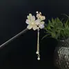 Nueva Horquilla para Moño Estilo Chino, Horquilla de Sándalo de Alta Gama Estilo Antiguo con Borlas, Horquilla, Accesorio para el Cabello, Horquilla de Madera para Hanfu