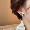 Brincos Borboleta de Cristal Femininos 2024 Novas Explosões Nicho Único Elegantes Brincos Leve Luxo Alta Qualidade Moda Brincos