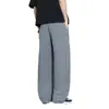 Pantalones de Lino de Seda Helada para Hombre 2026 Nuevo Verano Delgados Holgados Rectos de Secado Rápido Tallas Grandes Casuales Pantalones para Hombre