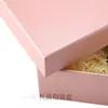 Caja de embalaje de producto de cartón caja ciega caja de color caja cielo y tierra caja vacía para lotes pequeños impresión de logotipo