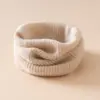 Calentador de Cuello 100% Cachemir Puro para Hombres y Mujeres, Bufanda de Cuello Gruesa Suave Simple de Punto Versátil de Alta Gama