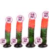 Dildo Artificial de Cristal Dispositivo de Masturbação Feminina com Dildo de Ovo Carne Macia Dispositivo Sexual Feminino Realista Sexo Adulto