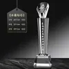 Medalla Metálica de Resina Nueva y Creativa Premio al Empleado Sobresaliente Estudiante Producción Conmemorativa Trofeo de Cristal Multicolor