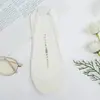 Calcetines de Nylon de Secado Rápido de Media Caña Tipo Náutico, Absorbentes de Sudor, Antideslizantes, Invisibles para Mujer (No se ven), Calcetines Cortos de Verano, Calcetines de Hilo de Hielo con Tira