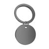 Llavero largo en blanco transfronterizo en stock etiqueta redonda de acero inoxidable collar militar etiqueta de metal grabada con láser