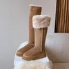 Botas de Nieve Largas para Mujer, Nuevo Modelo Invierno 2026, Botas Altas hasta la Rodilla con Suela Gruesa, Botas Altas de Moda y Versátiles para Mujer