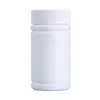 Botella de Plástico de 100-300ml Tapa de Rosca a Presión Blanca Engrosada Opaca al Luz Bambú Polvo Sólido Tapa de Seguridad Boca Ancha Empaque
