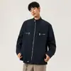 Chaqueta de trabajo para hombre Enbu otoño estilo americano moderna con cuello alto, abrigo para hombre elegante y casual de corte holgado