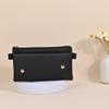 Nova Bolsa Transversal de Couro Coreana para Crianças com Uma Alça para Guardar Moedas, Bolsa Transversal Simples Casual de Grande Capacidade para Celular Feminino