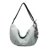 Bolso Bandolera de Lona de Gran Capacidad a la Moda para Viajeros Estilo Perezoso Ins Nuevo 2024 Bolso Casual Tipo Dumpling para Estudiantes