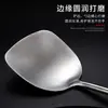 Espátula de acero inoxidable 304 pala para cocinar pala para olla con mango de madera de palo de rosa utensilios de cocina cuchara para sopa Colador