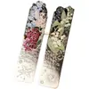 Marcador de Página Metálico Vazado Estilo Ins Pintura Famosa Floral Vintage Romântico Marcador de Página de Leitura com Padrão Floral de Alto Valor