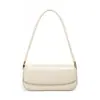 Bolso Versátil de Estilo Coreano, Moderno y a la Moda, Bolso de Mano Cruzado para Mujer, Bolso de Hombro Único de Cuero Genuino para Mujer, Bolso Simple para Debajo del Brazo