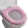 Funda de Asiento de Inodoro de Felpa para Invierno con Asa Engrosada, Funda de Asiento de Inodoro Universal Cálida de Felpa para el Hogar, Lavable