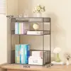 Estantería de almacenamiento con ruedas de múltiples niveles, estantería de almacenamiento de escritorio, estantería, estantería de almacenamiento de escritorio para dormitorio estudiantil, estantería de almacenamiento para escritorio de oficina