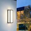 Lámpara de Pared LED para Exterior Moderna Minimalista Lámpara de Pared Minimalista Negra para Dormitorio, Mesita de Noche, Sala de Estar, Pasillo de Hotel, Creativa, Personalizada