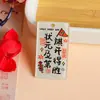 Pingente Chaveiro de Acrílico para Ensino Médio e Vestibular, Acessório DIY com Texto Inspirador para o Sucesso