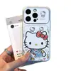 Capa de Celular com Design de Gato Pintura Graffiti Adequada para Apple 18 Pro Max, Alto Valor Estético para Meninas, Compatível com Huawei, Xiaomi, Oppo, Vivo