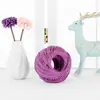 Cuerda de yute de colores hilo para manualidades fino grueso tejido a mano trenzado cuerda artículo decorativo hilo de lino material de colores estilo retro