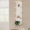 Estante de Almacenamiento de Pared de Múltiples Niveles Transfronterizo, Estante Decorativo Flotante de Pared para el Hogar, Estante de Exhibición de Pared Engrosado para Esquina de Baño