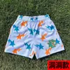 Nuevos Shorts Estilo Americano Casual para Hombres y Mujeres Fitness Pantalones Deportivos de Músculo de Cinco Puntos Tendencia Pantalones de Playa Malla Transpirable Shorts