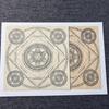 Certificado de Pergamino Patrón Artístico Memo Vintage Empaque Deseos Marrón Amarillo Papel Imitación Pergamino General Al Por Mayor