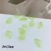 Folhas Verdes Frescas Transparentes de Acrílico material para Joias Artesanais DIY Brincos Colares Acessórios de Cabelo