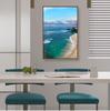 Arte Moderno de Paisaje Marino Azul Pintura sobre Lienzo Mural Póster Arte de Pared Dormitorio Sala de Estar Pintura Decorativa Moderna