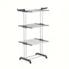 Tendedero Plegable Transfronterizo, Nuevo Estante de Almacenamiento Multifuncional en Forma de Ala, Perchero de Ropa Multicapa Móvil y Plegable
