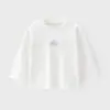 Nueva Camiseta de Algodón Puro para Primavera y Otoño, Nueva Camiseta Básica Casual de Algodón para Otoño e Invierno