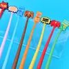 Fornecimento exclusivo transfronteiriço de tampas de caneta de borracha macia de PVC para jogos de desenho animado, protetores de ponta de caneta de papelaria divertidos, acessórios criativos para canetas para estudantes