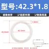 Anel de Vedação O-Ring de Silicone Anel de Vedação Resistente a Óleo com Diâmetro do Fio de 1,8 mm* e Diâmetro Interno de 1,8-80 mm Anel de Vedação de Borracha Tipo O