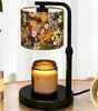 Nueva lámpara de mesa de aromaterapia negra sin llama transfronteriza, lámpara regulable para derretir cera de aceite esencial, lámpara de mesa para ambiente de dormitorio
