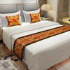 Flores creativas transfronterizas Toalla de cama japonesa Bandera de cama Huésped de hotel En stock Venta directa de fábrica