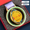 Medalla de Metal con Texto Grabado, Medalla Giratoria para Estudiantes de Maratón, Reunión Deportiva, Competición de Baloncesto, Medalla Souvenir de Oro