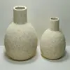 Estilo retro pastoral simple jarrón de cerámica gres texturizado adornos para arreglos florales hogar sala de estar alto valor de color manualidades