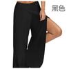 Fitness Transfronterizo 2025 Aliexpress Ebay Dunhuang Amazon Nuevo Europeo y Americano Pantalones de Yoga Pantalones de Pierna Ancha