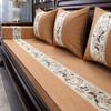 Cojín de Sofá de Caoba China Cojín de Sofá Antideslizante Cojín para Muebles de Madera Maciza Respaldo de Esponja Cubierta de Sofá Gruesa de Látex