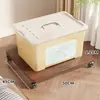 Base de Caja de Almacenamiento Movible Soporte Multifuncional Bandeja Organizador Tablero de Almacenamiento con Ruedas de Pie Estante de Almacenamiento Doméstico