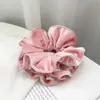 Goma para el pelo de encaje de doble capa estilo francés, scrunchie grande de terciopelo para mujer, accesorio para el pelo dulce y versátil para chicas