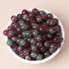 Ágata natural calcedonia cuentas sueltas pulsera multicolor cuentas redondas pulsera de cuentas hecha a mano DIY accesorios cuentas de energía